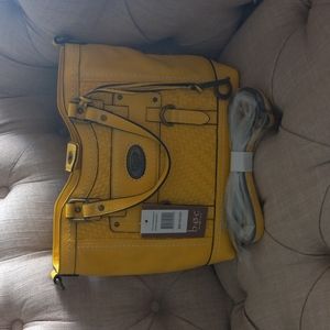 b.o.c Born Concept Lemon Zest Saddle Purse